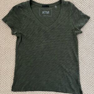 ATM Anthony Thomas Melillo Olive Short Sleeve Tee